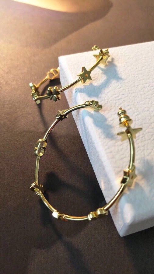 Dior飾品 迪奧經典熱銷款大圈耳釘耳環耳吊  zgd1113